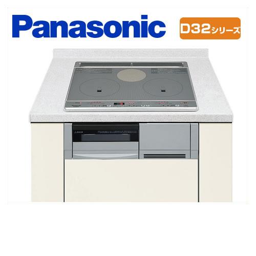 パナソニック 2口IH+ラジエント(鉄・ステンレス対応)60cm シルバー