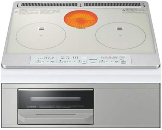 日立IH　２口IH＋ラジエント　HT-M60S　60ｃｍシルバー