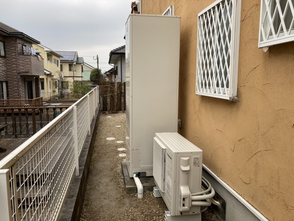 北九州市小倉南区 電気温水器→エコキュート取替 パナソニックHE-NS46KQS