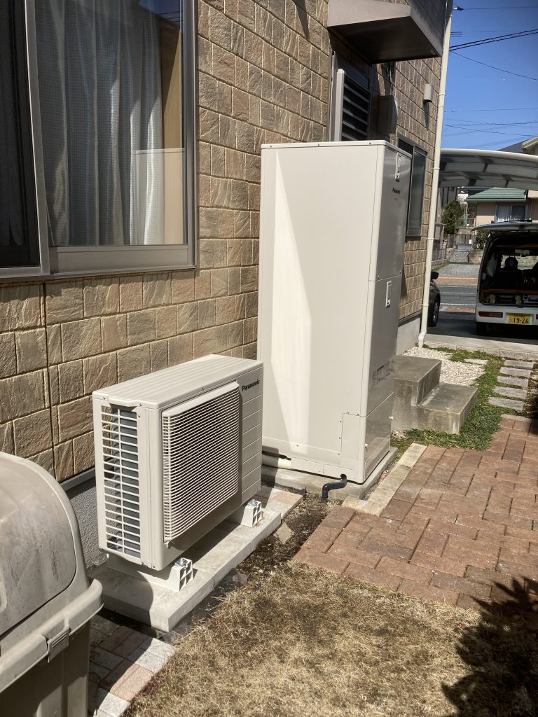北九州市八幡西区 電気温水器→エコキュート パナソニックHE-NS37KQS