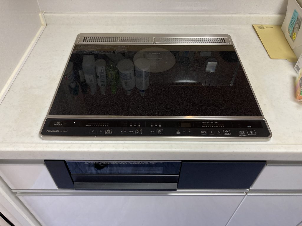 IHクッキングヒーター取替　北九州市戸畑区