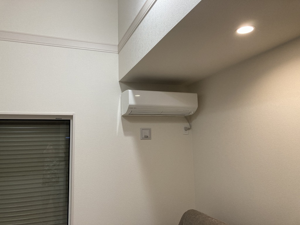 エアコン新設　20畳用　北九州市八幡西区