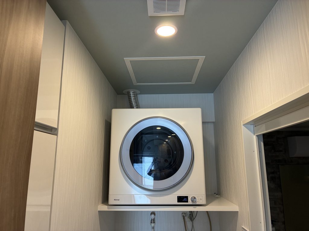 ガス衣類乾燥機　乾太くん設置RDT-63　北九州市八幡東区
