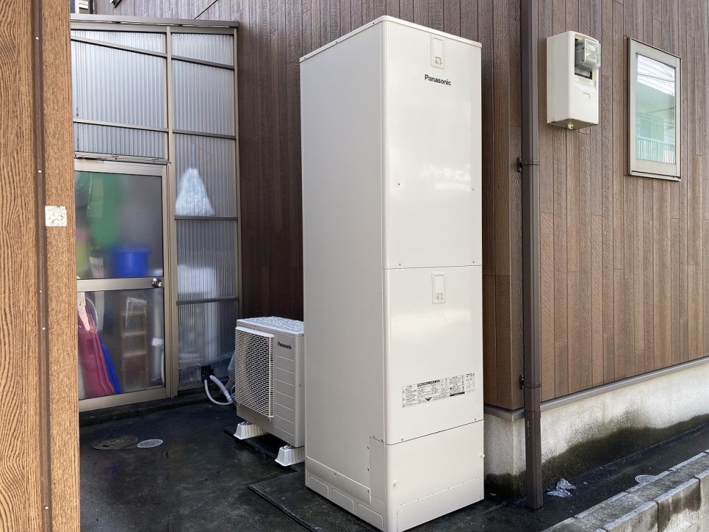 エコキュート取替工事　パナソニック460Lフルオート　北九州市戸畑区