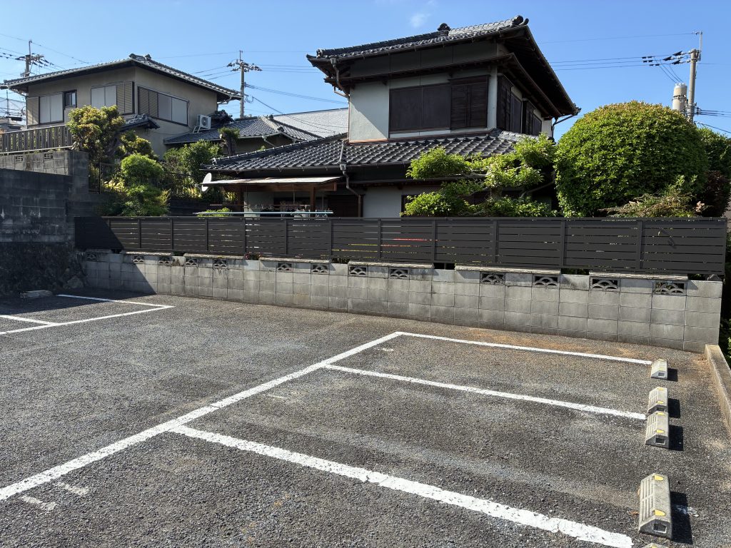 アルミフェンス取替　LIXILフェンスAB YS3型 横スリット　北九州市八幡西区